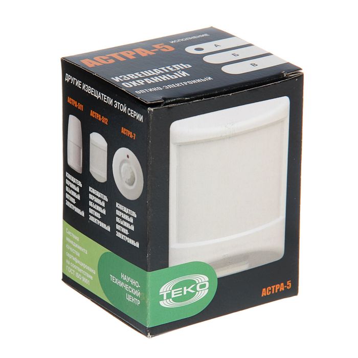 Датчик движения Теко Астра-5 исп. А, 12 В, оптико-электронный