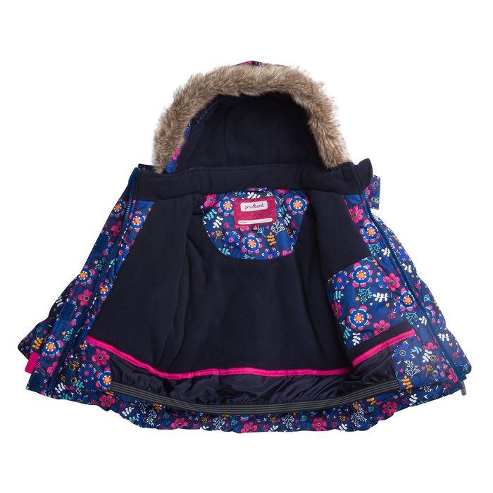 Комплект зимний (куртка, полукобинезон) для девочки, рост 110 см, цвет синий W17343