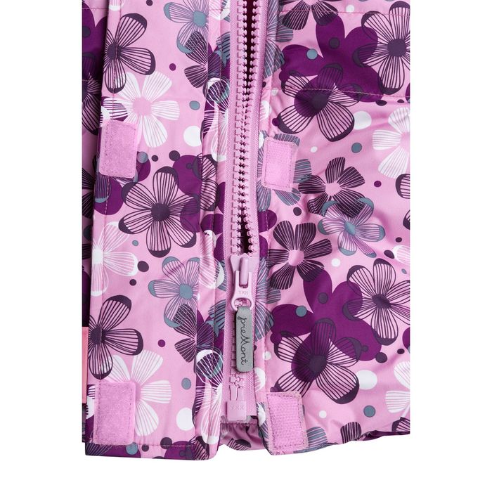 Комплект зимний (куртка, полукобинезон) для девочки, рост 98 см, цвет розовый W17344