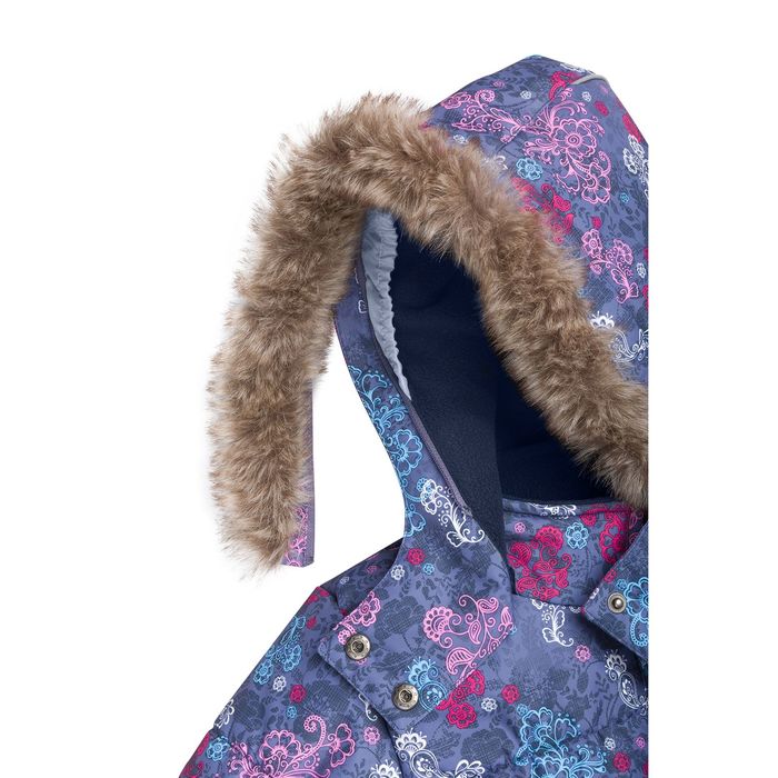 Комплект зимний (куртка, полукобинезон) для девочки, рост 164 см, цвет серый W17345