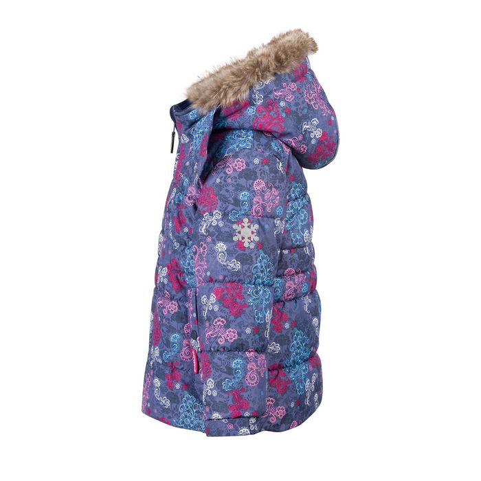 Комплект зимний (куртка, полукобинезон) для девочки, рост 164 см, цвет серый W17345