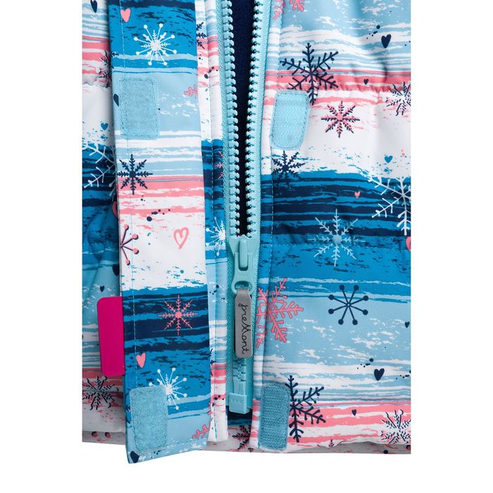 Комплект зимний (куртка, полукобинезон) для девочки, рост 120 см, цвет синий W17350