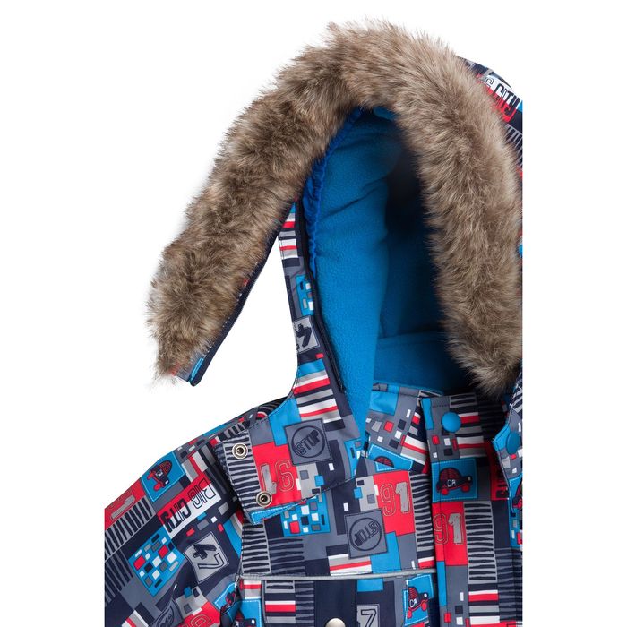 Куртка зимняя для мальчика, рост 104 см, цвет серый W17452