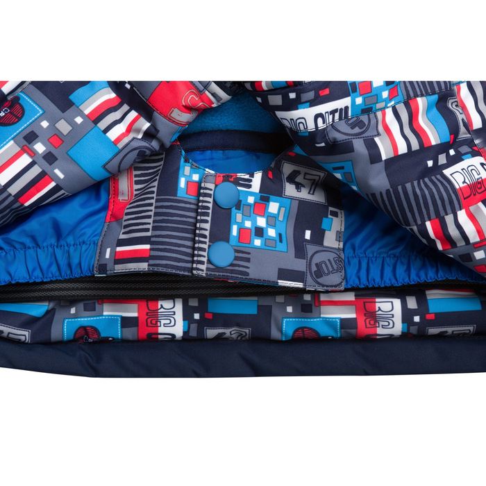 Куртка зимняя для мальчика, рост 104 см, цвет серый W17452