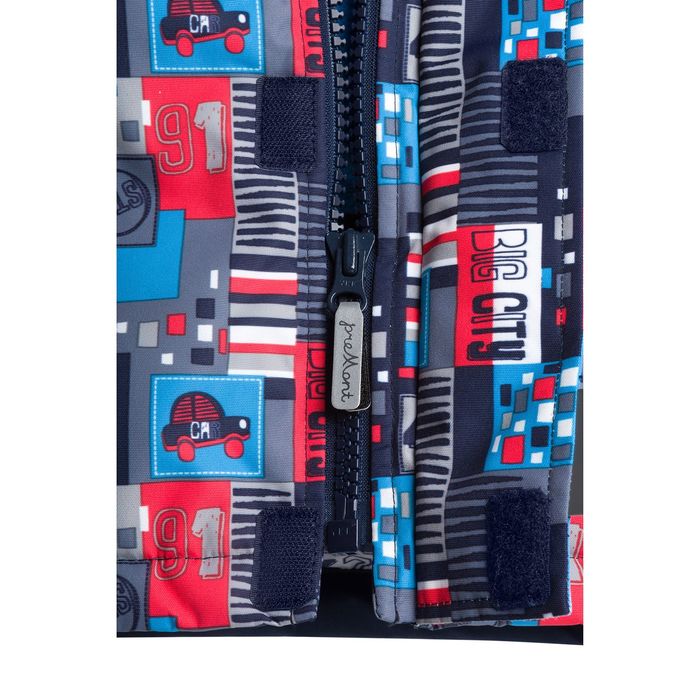 Куртка зимняя для мальчика, рост 104 см, цвет серый W17452