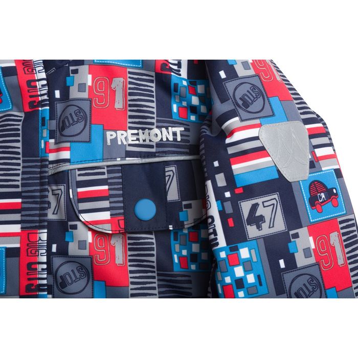 Куртка зимняя для мальчика, рост 110 см, цвет серый W17452