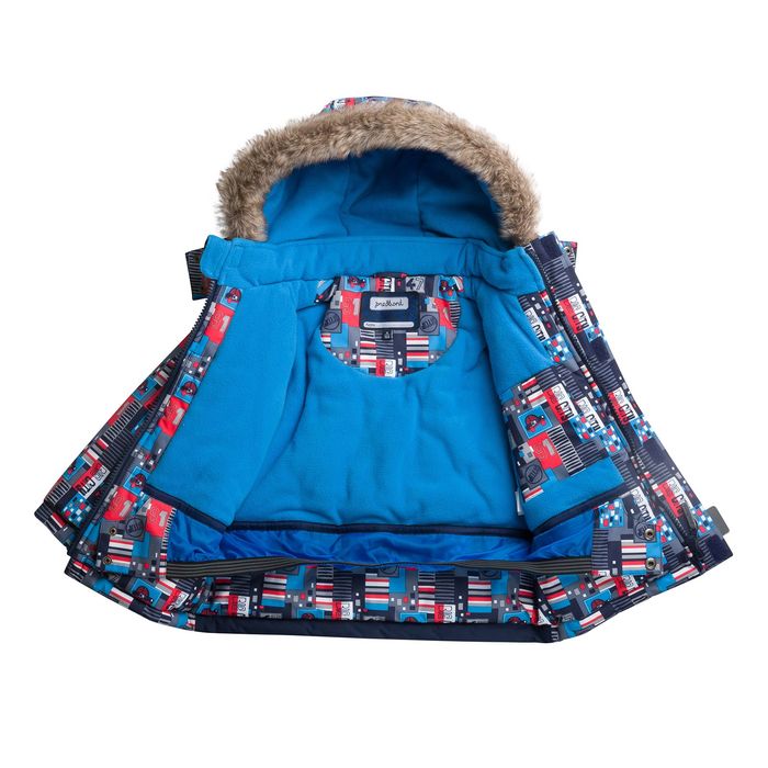 Куртка зимняя для мальчика, рост 116 см, цвет серый W17452