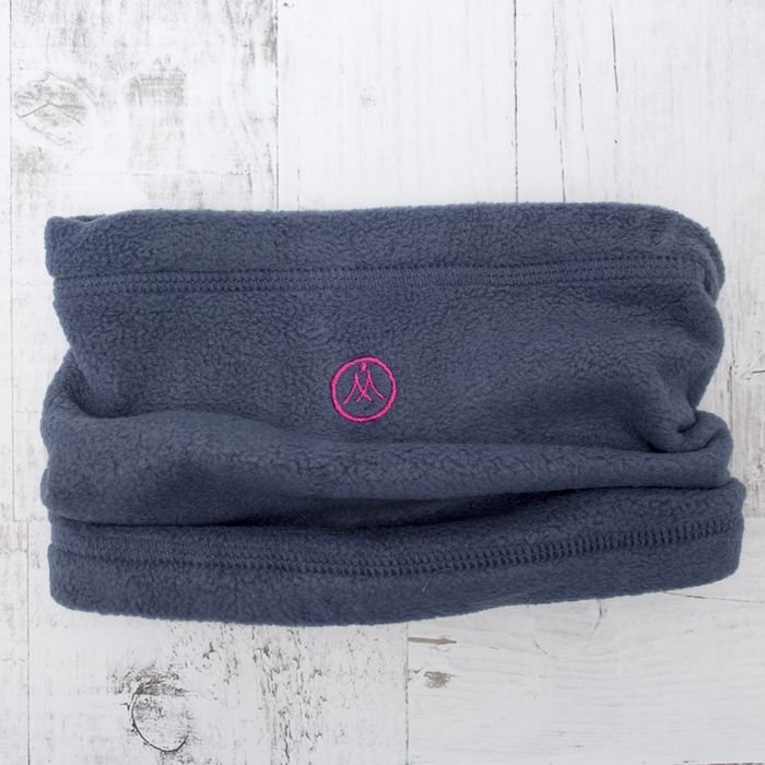 Комплект зимний для девочки (шапка и шарф-снуд), размер 48, цвет серый W47101 _М