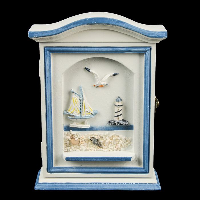 Ключница дерево "Морской бриз" 25,5х19х6,5 см