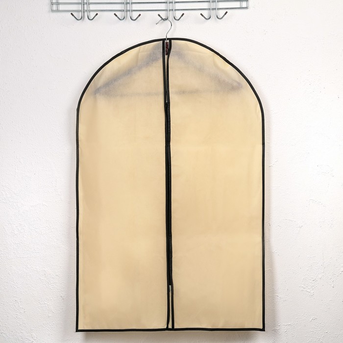 Чехол для одежды 60х90 см спанбонд однотонный, цвет МИКС