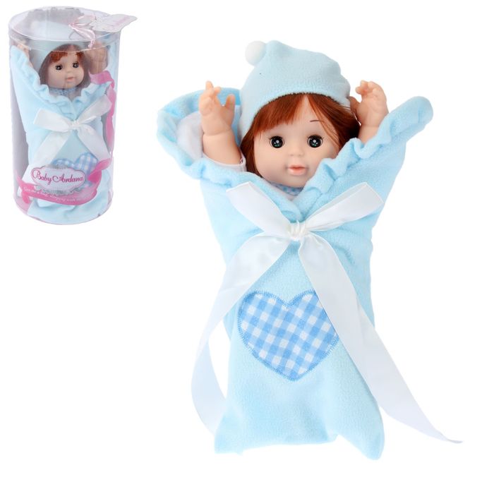 Пупс "Кроха" с одеялом, МИКС