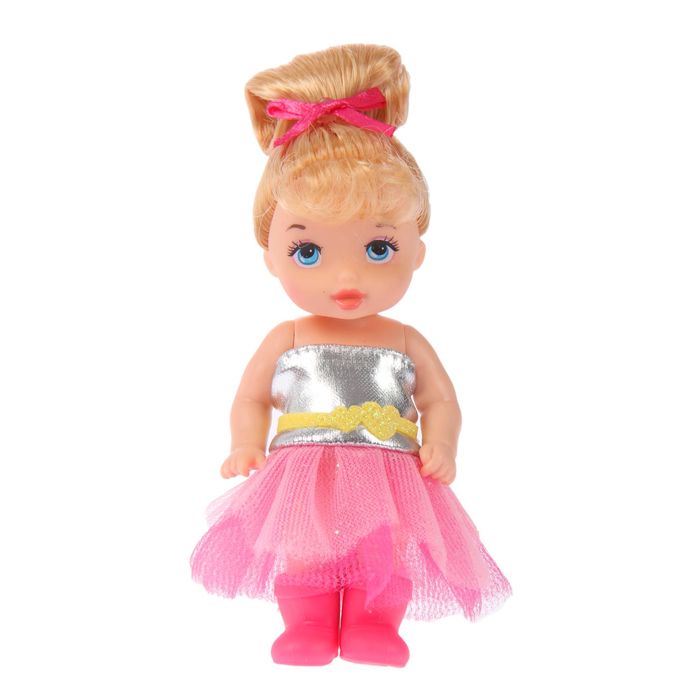 Кукла малышка "Кира" в платье, МИКС