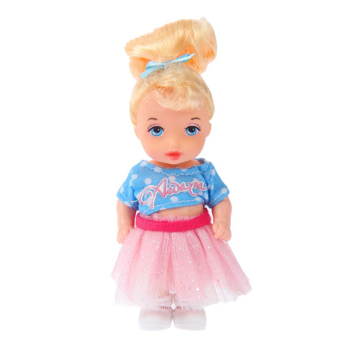 Кукла малышка "Кира" в платье, МИКС