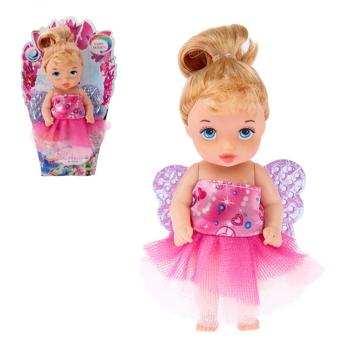 Кукла малышка &quot;Сара&quot; в платье, МИКС