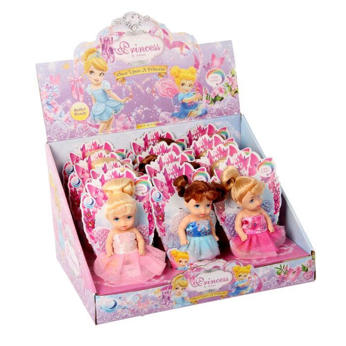 Кукла малышка "Сара" в платье, МИКС