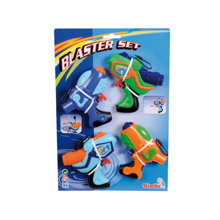 Водный пистолет набор 4 шт, 12 см