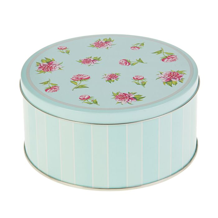 Подарочная коробка "Пион голубой", 15,3 х 15,3 х 7,5 см