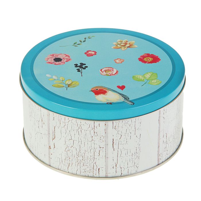 Подарочная коробка "Малиновка", 15,3 х 15,3 х 7,5 см