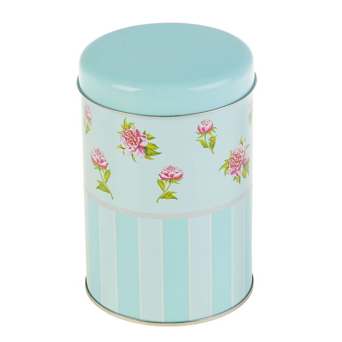 Подарочная коробка "Пион голубой", 9,9 х 9,9 х 14,6 см