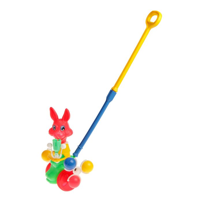 Каталка "Заяц", со звонком