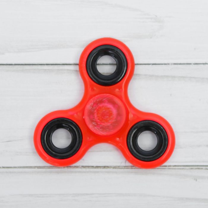 Спиннер светится в темноте, цвет фуксия