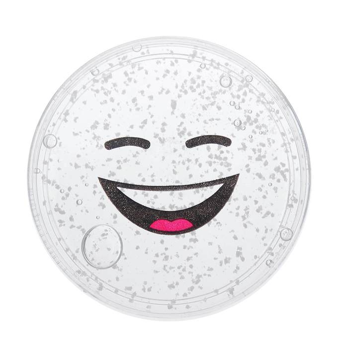 Лизун "Смайл" улыбается, светится в темноте, твердый