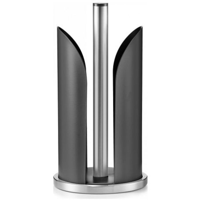 Держатель для кухонного полотенца d-15х30,5 см, металл, черный матовый