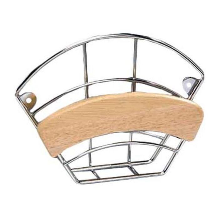 Салфетница, дерево, хром