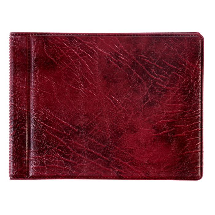 Альбом для монет 125*100мм на 64 монеты Calligrata, 48 ячеек 26х29мм, 16 ячеек 51х43мм, обложка иск.кожа, микс