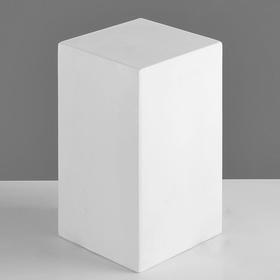 Геометрическая фигура, призма 4-гранная «Мастерская Экорше», 20 см (гипсовая)