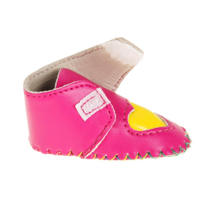 Ботинки для куклы "Сердце", длина стопы 7,5 см, 1 пара, цвет розовый