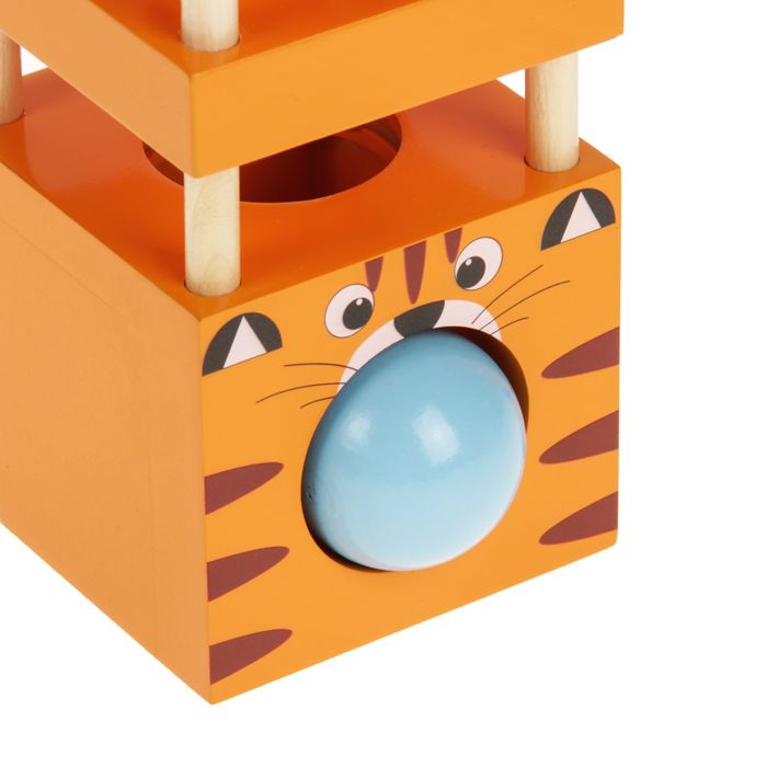 Стучалка "Тигра", молоточек , три шарика