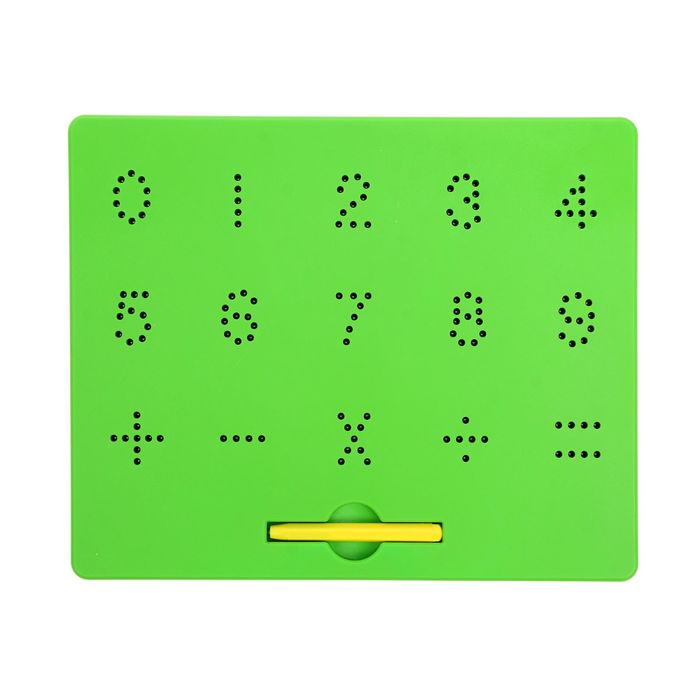 Планшет обучающий «Магнитная математика», 134 шарика