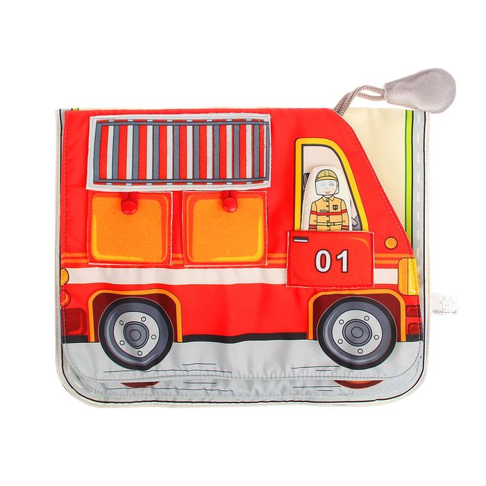 Мягкая игрушка-книжка "Спецмашины"