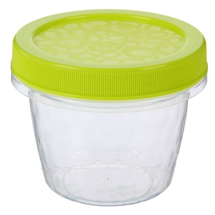 Емкость для продуктов 300 мл "Ролл", цвет салатовый