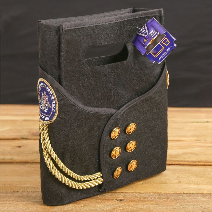 Набор в чехле "ВМФ", фляжка 210 мл, стопки 2 шт., 30 мл