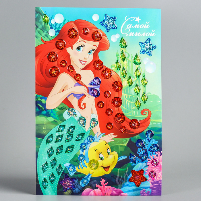 Мозаика гелевыми стразами "Самой милой" Принцессы: Ариэль