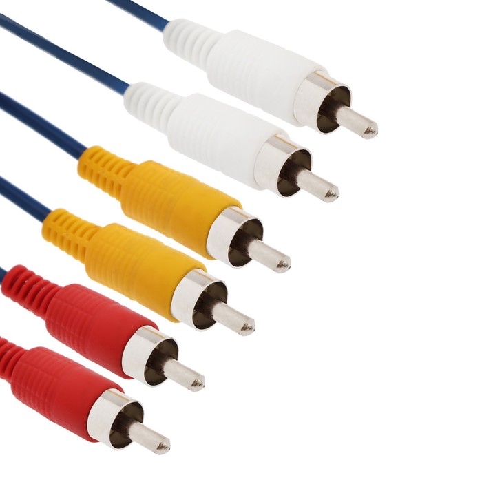 Кабель Luazon 3xRCA (M) - 3xRCA (M), 3 м