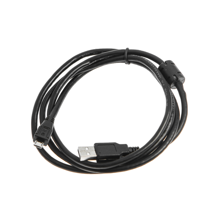 Кабель USB - micro USB, 1,8 м, черный