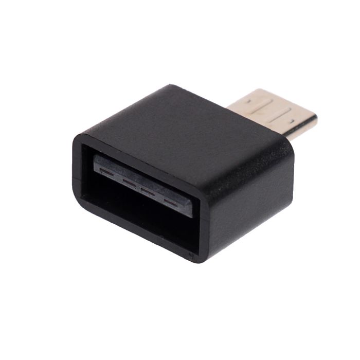 OTG адаптер microUSB - USB, цвет микс