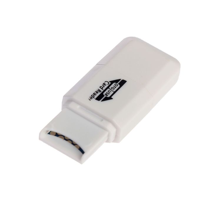OTG картридер, подключение USB и microUSB, слот microSD, цвет микс