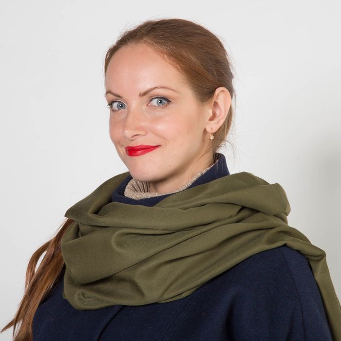 Шарф женский, размер 70 х 180 см, цвет зелёный 2122411463