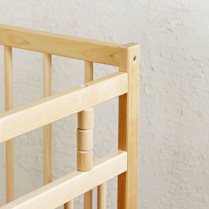 Детская кроватка «Колибри Мини» на колёсах, цвет натуральный