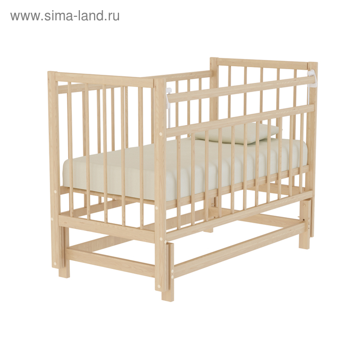 Кровать детская «Колибри Мини» маятник поперечный, цвет натуральный