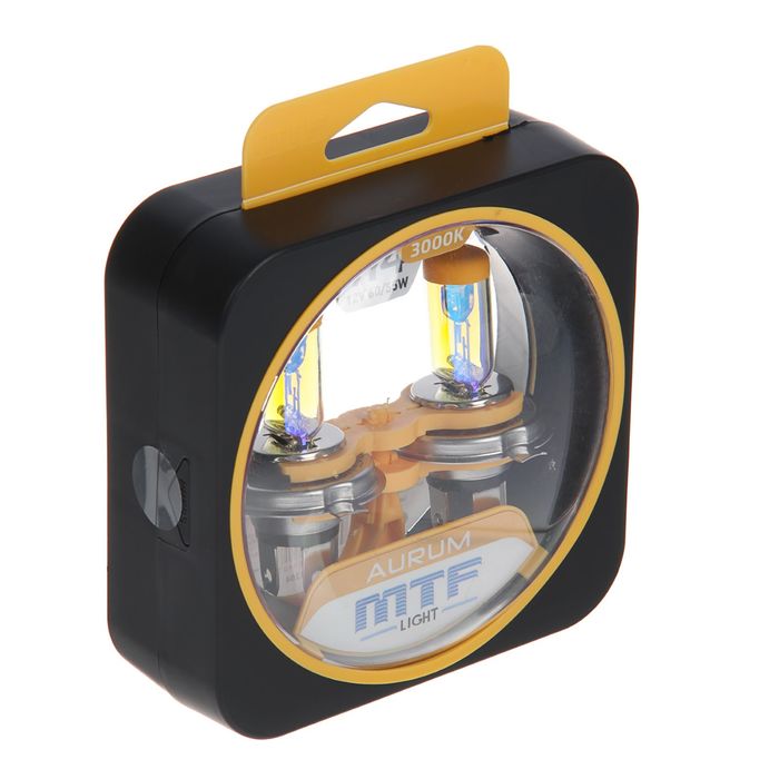 Набор ламп MTF, AURUM, H4, 12 В, 60/55 Вт, 3000K, HAU1204