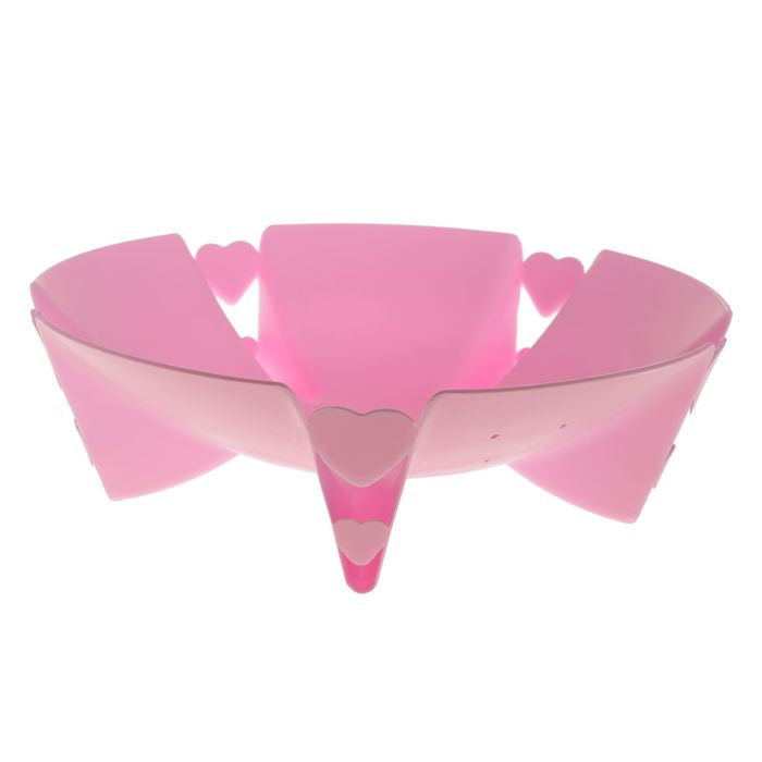 Ваза для хлеба и фруктов "Сердца" круглая 25 см, цвета МИКС