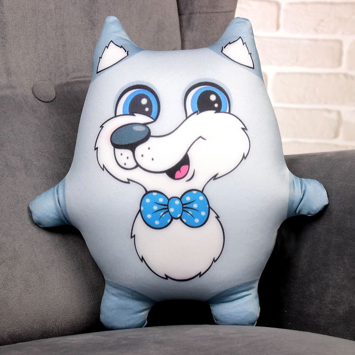 Мягкая игрушка-антистресс "Волчонок", 30 см