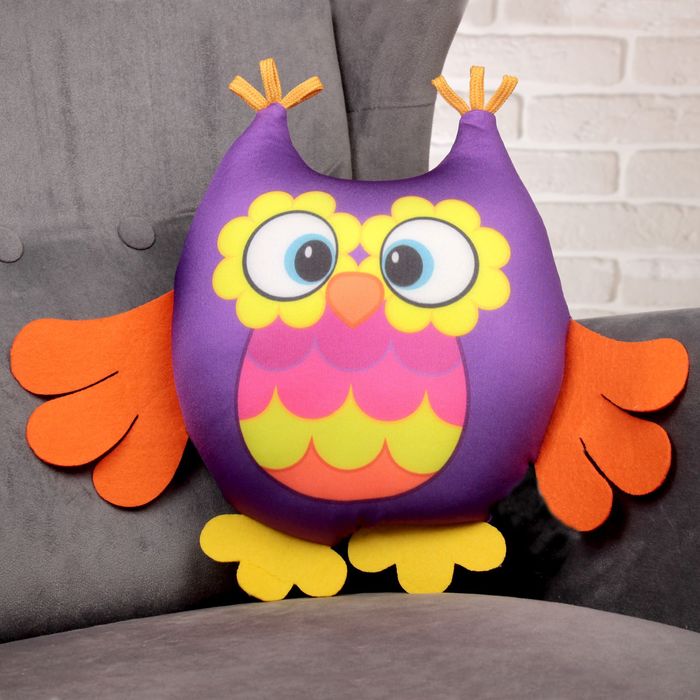 Мягкая игрушка-антистресс "Совёнок", 29 см