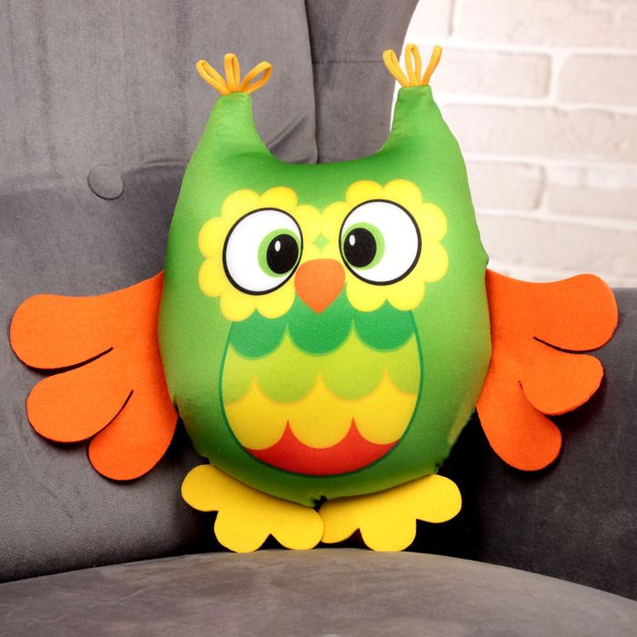 Мягкая игрушка-антистресс "Совёнок", 29 см