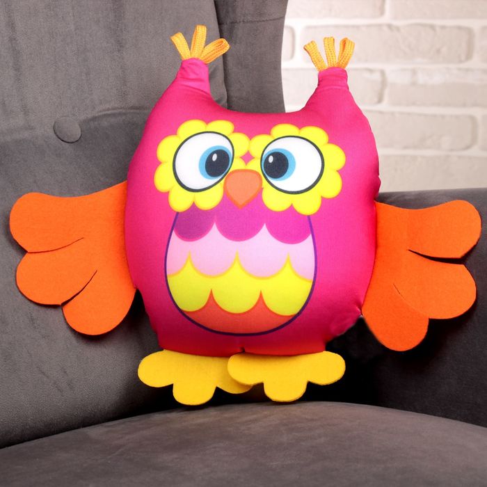 Мягкая игрушка-антистресс "Совёнок", 29 см